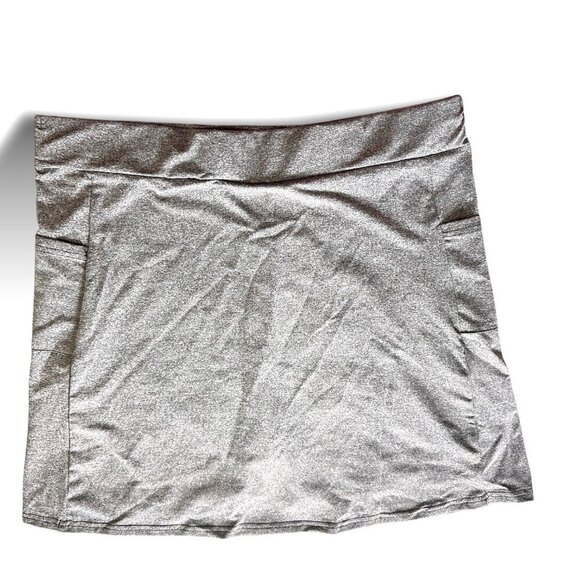 Womens Athletic Skort Pockets 3XL Pol/Elastane Gray Breathable NIP Pull on - Picture 2 of 10